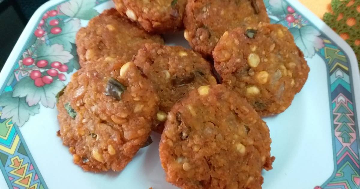 Masala Vada Recipe South Indian Chana Dal Vada Recipe Masala Vadai