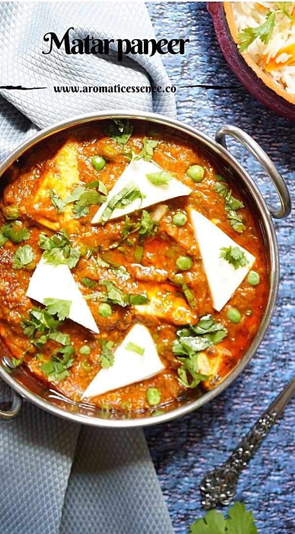 Matar Paneer Recipe Mutter Paneer How To Make Matar Paneer Aromatic Essence