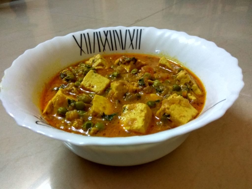 Mattar Paneer Recipe