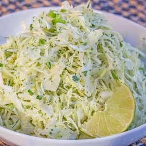 Zesty Cilantro Lime Coleslaw: No Mayo Needed