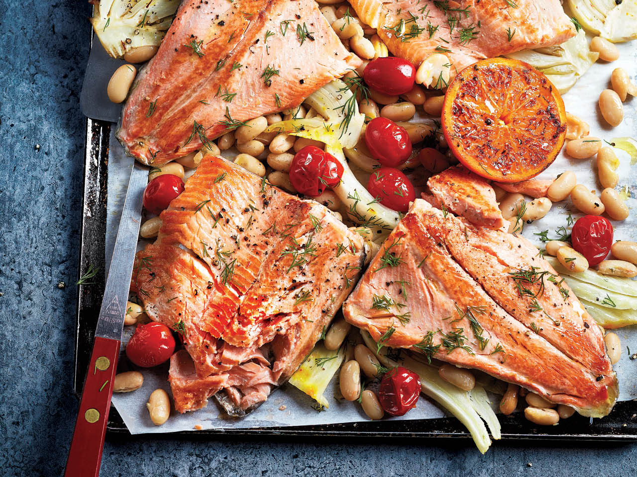 Mediterranean Baked Rainbow Trout One Pan Dinner Easy And Delicious