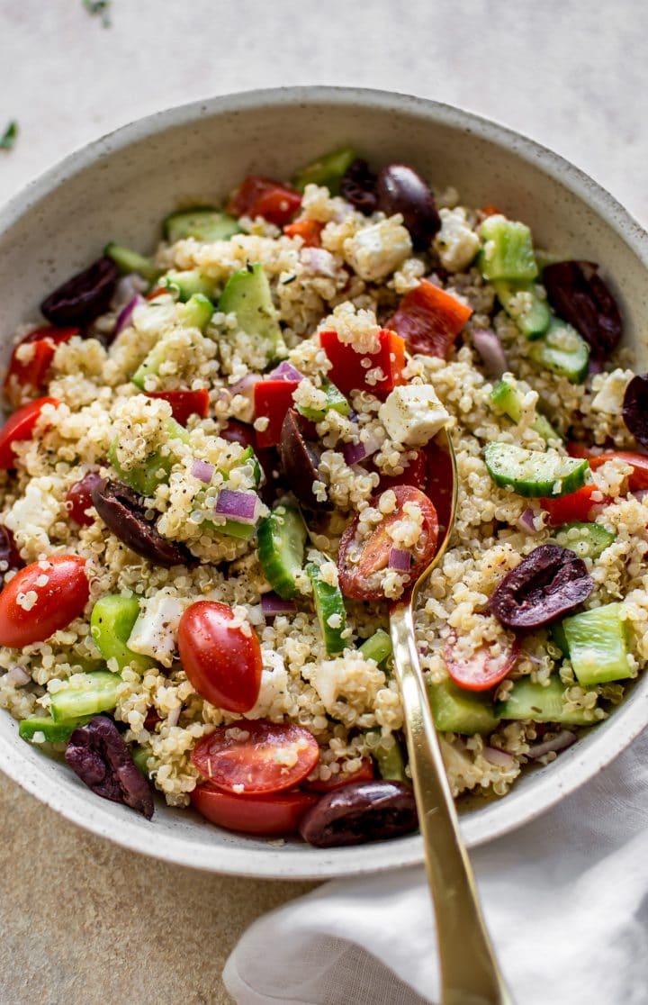 Mediterranean Quinoa Salad Salt Amp Lavender