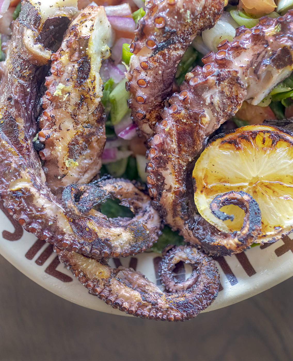 Mediterranean Style Grilled Octopus Octopus Recipes Grilled Octopus