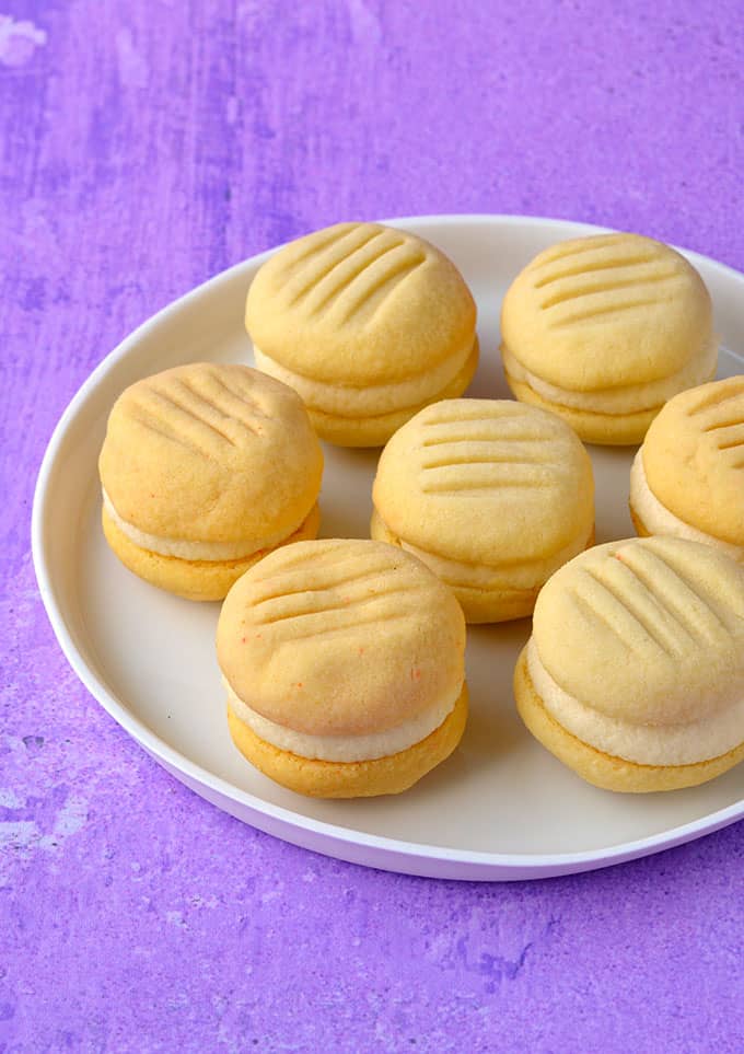 Melting Moments Cookies Recipe With Flour Corn Starch Powdered Sugar