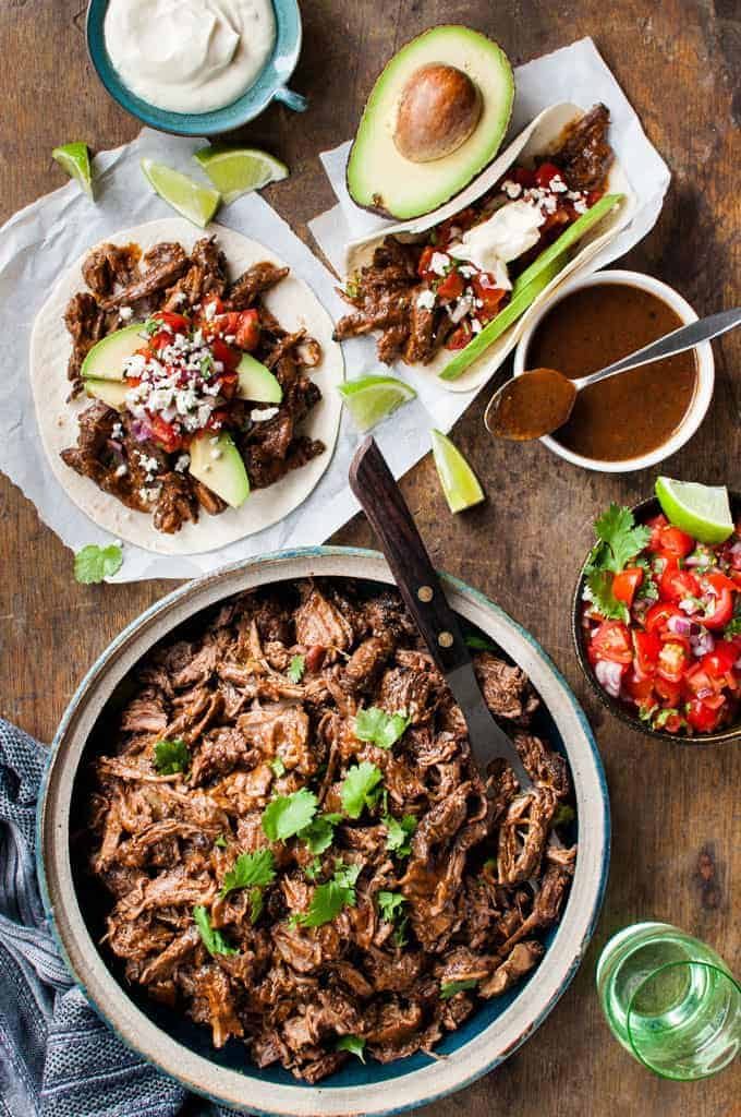 Mexican Shredded Beef And Tacos Recipetin Eats