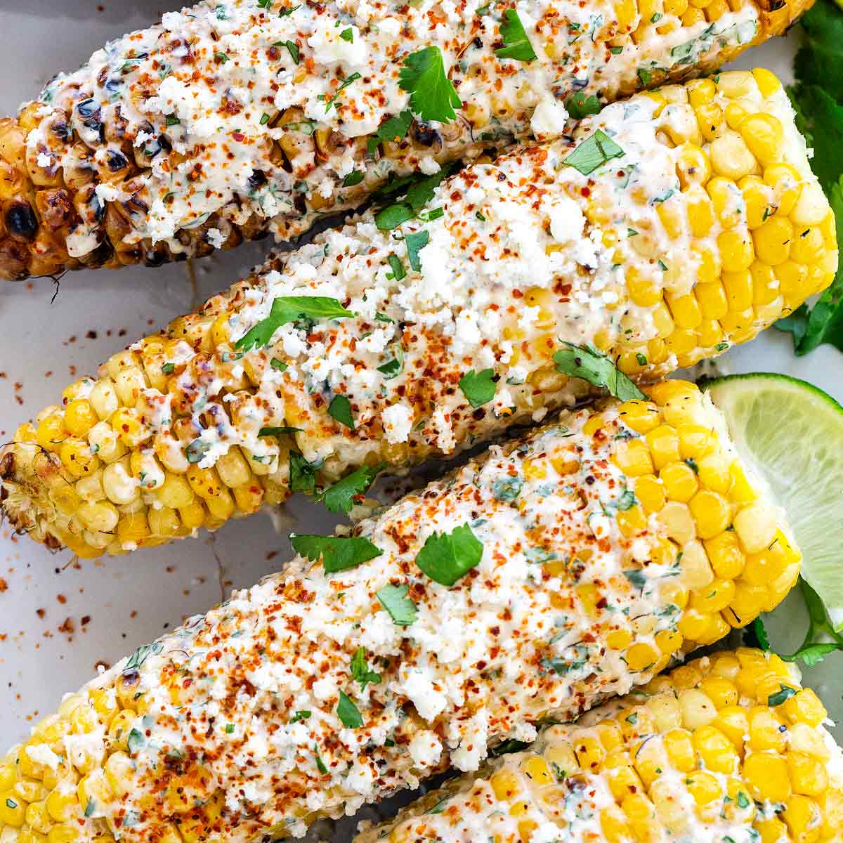 Mexican Street Corn Or Elotes Mexicanos Is A Traditional Mexican Food