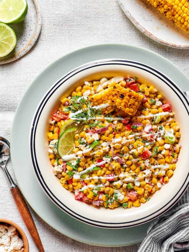 Mexican Street Corn Salad Elote Salad Easy Weeknight Recipes