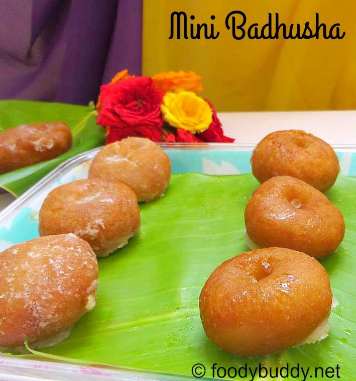 Mini Badhusha Recipe Diwali Sweet Recipe Foodybuddy