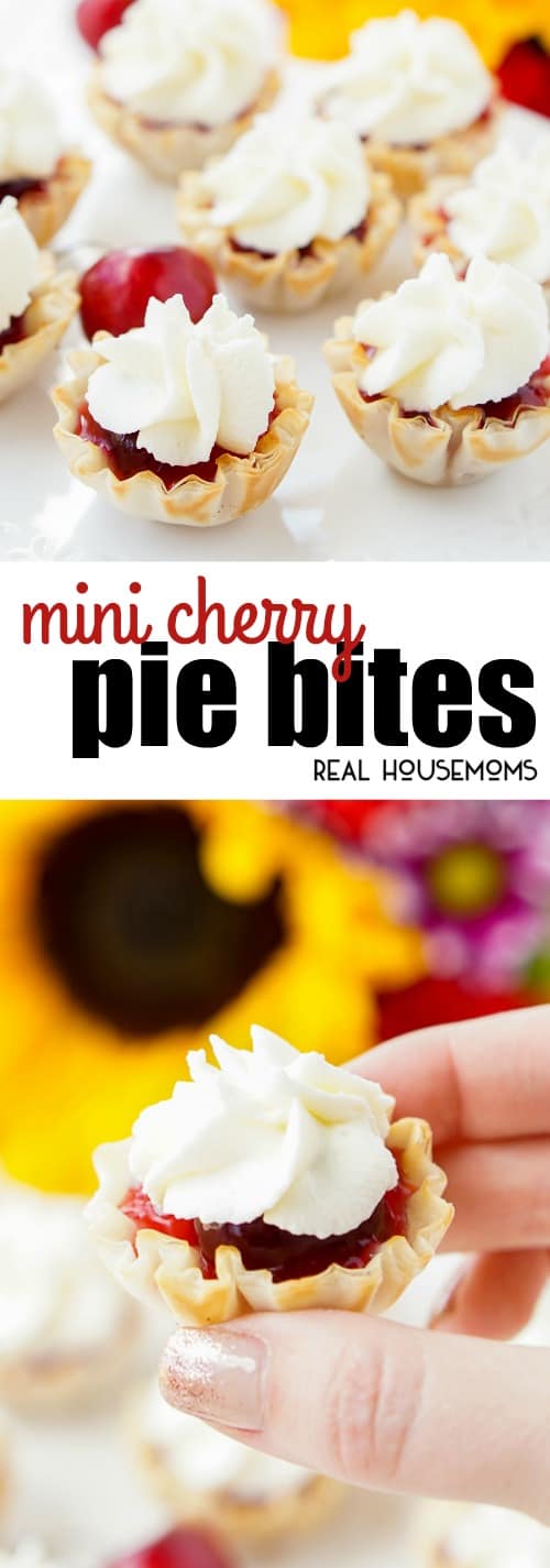 Mini Cherry Pie Bites Real Housemoms