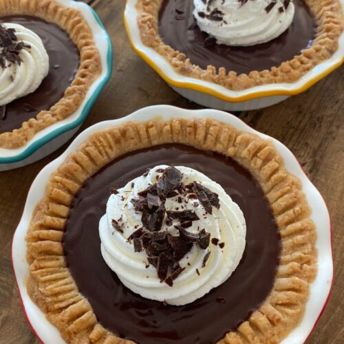 Mini Chocolate Cream Pies Recipe Girl