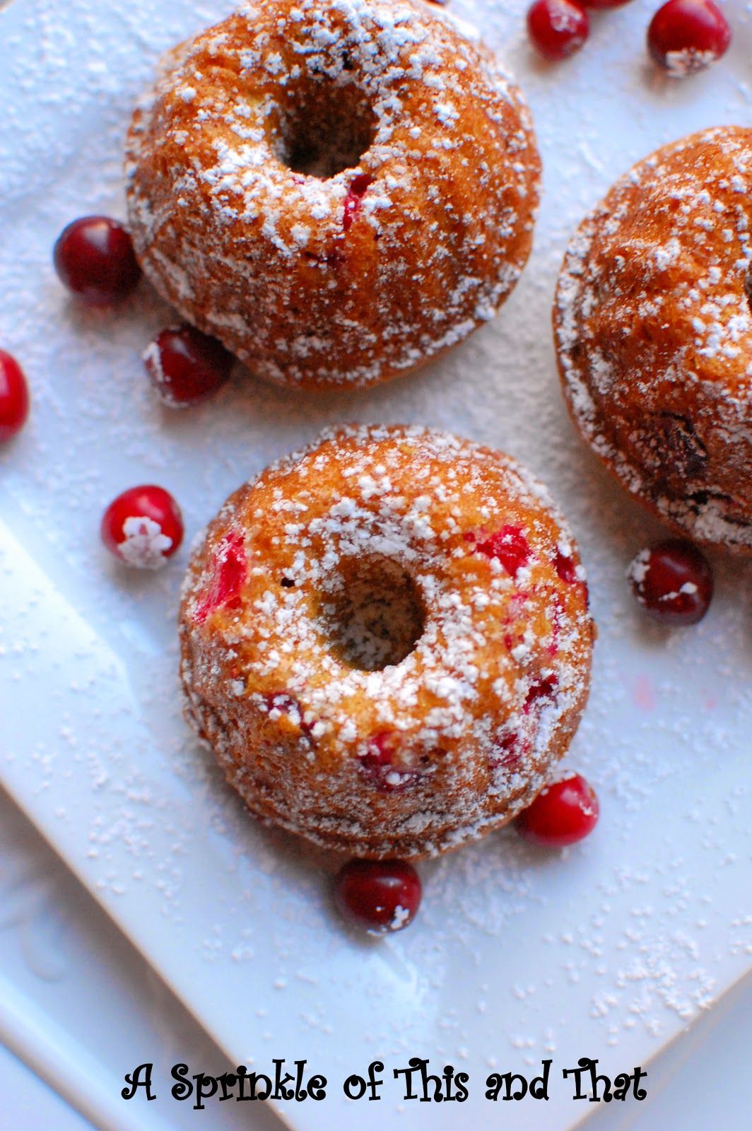 Mini Cranberry Bundt Cakes Bursting With A Cranberry Orange Flavor