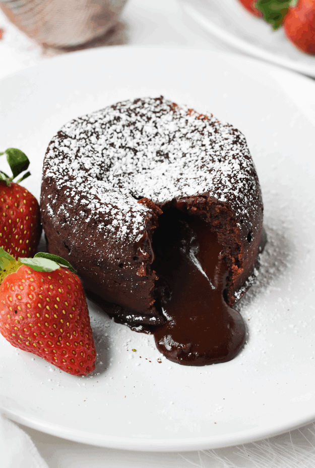 Molten Chocolate Lava Cakes For Two The Butter Half Chocolate Lava