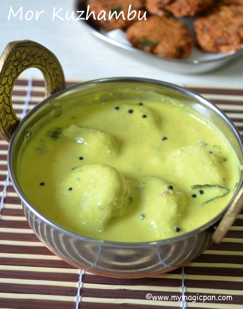 Mor Kuzhambu With Vadai Mor Kuzhambu