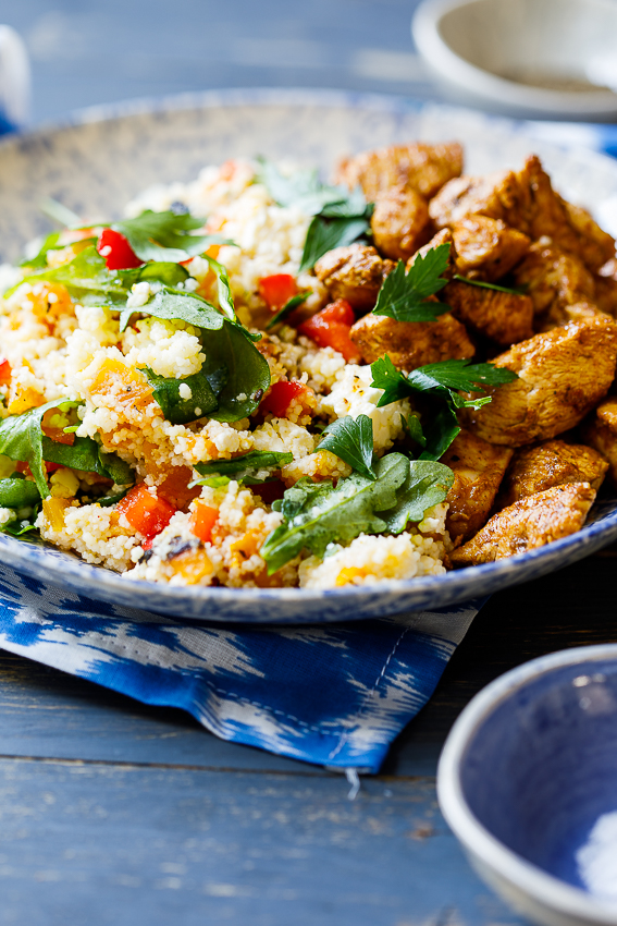 Moroccan Chicken Couscous Salad Simply Delicious