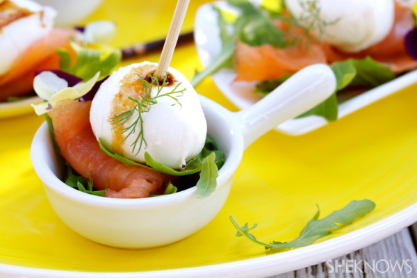 Mozzarella Salmon Amp Arugula Appetizer Tapas Recipes Appetizers Wine Recipes