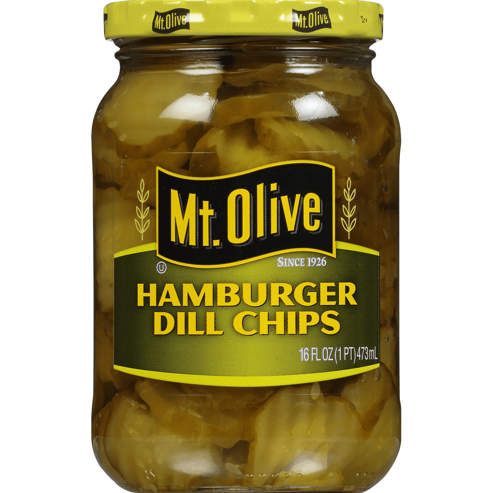 Mt Olive Hamburger Dill Pickle Chips 16 Fl Oz King Soopers