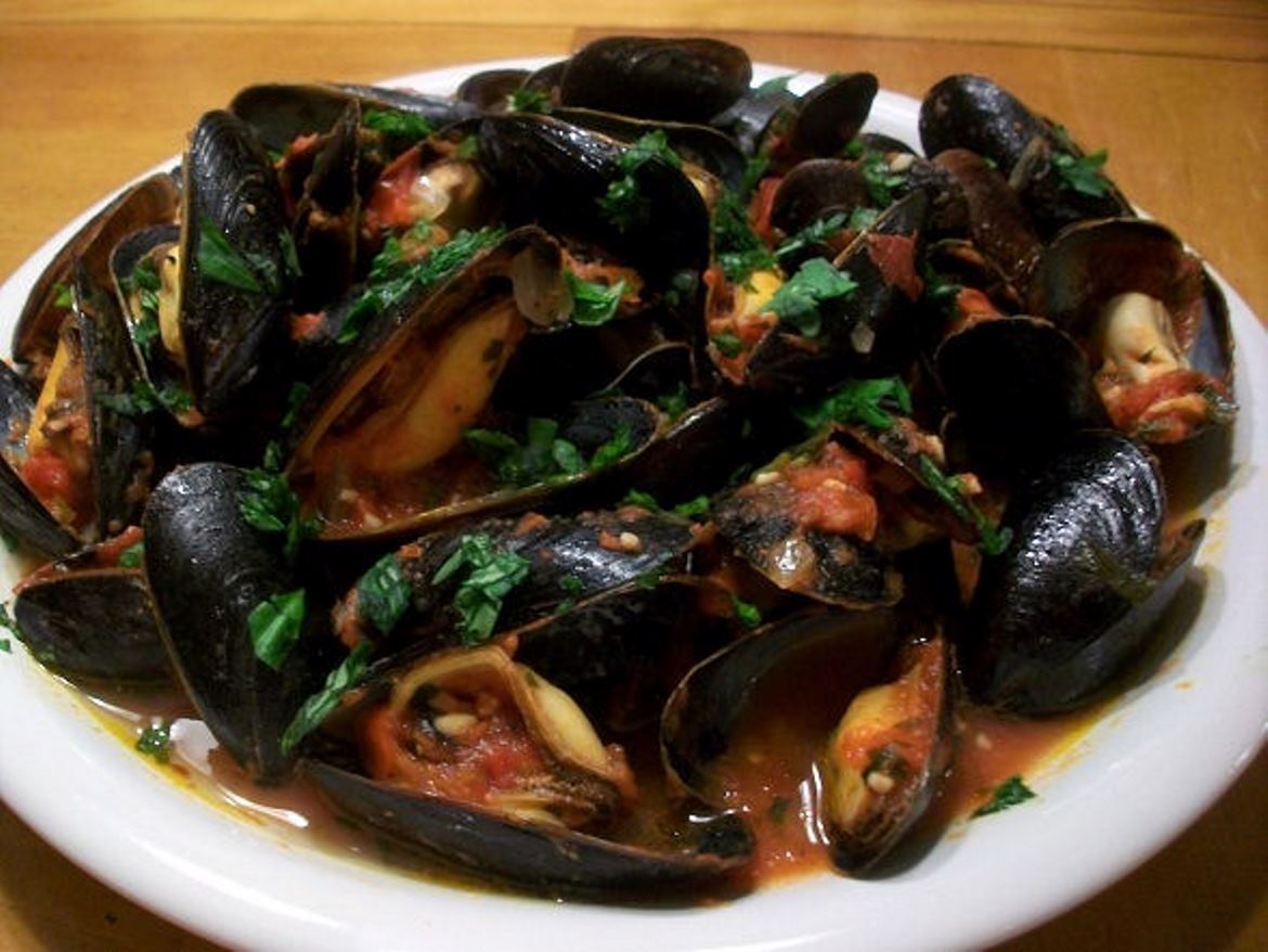 Mussels Marinara Food Over 50