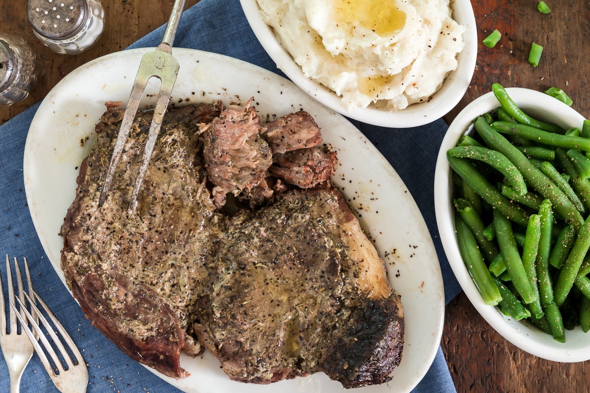 Mustard Crusted Slow Cooker Roast 5 Dinners In 1 Hour