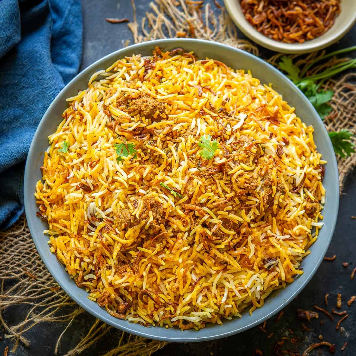 Mutton Biryani How To Make 1 Kg Mutton Biryani Recipe Faridas Cook Book