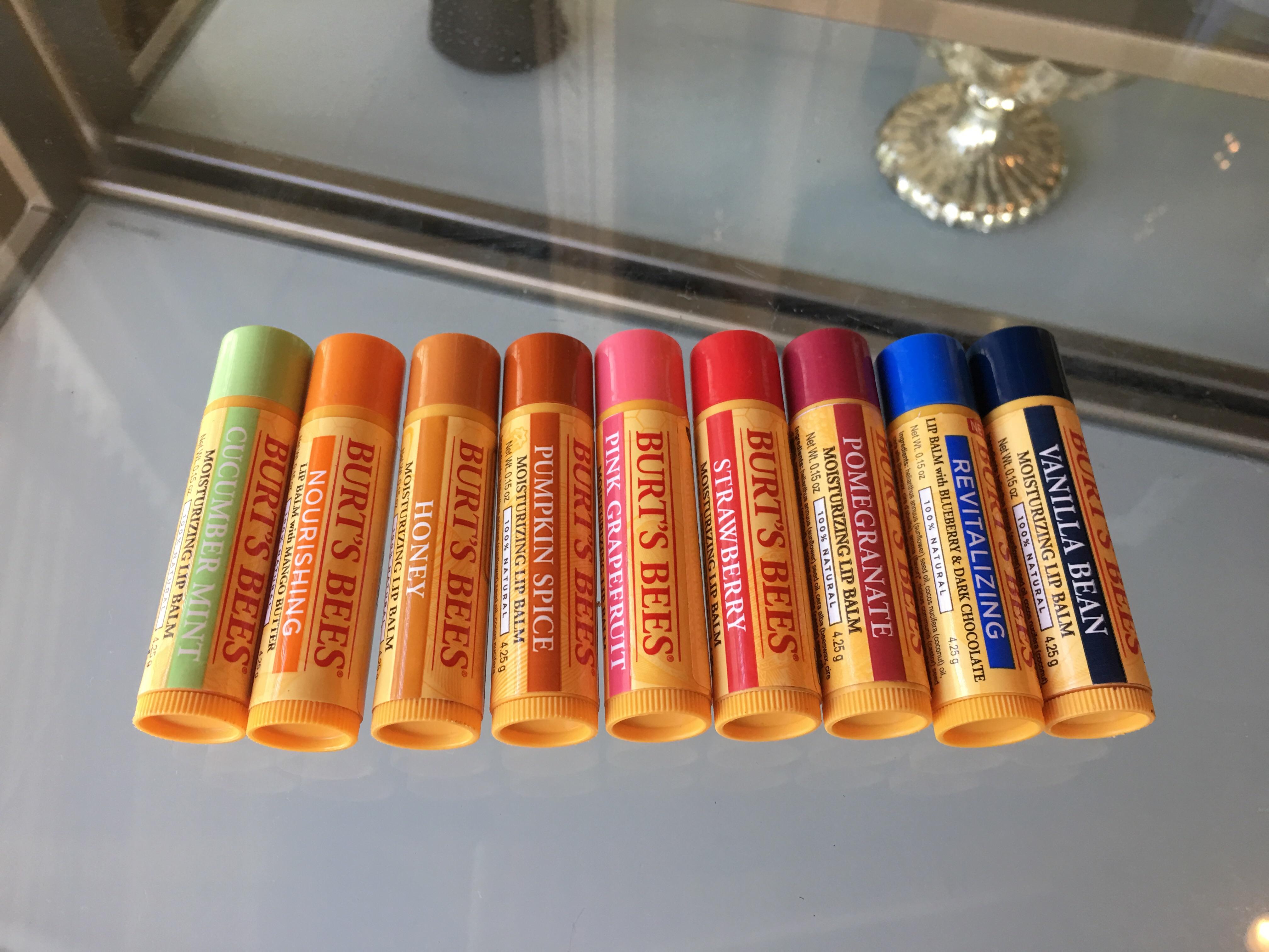 My Burt S Bees Lip Balm Collection R Makeupflatlays