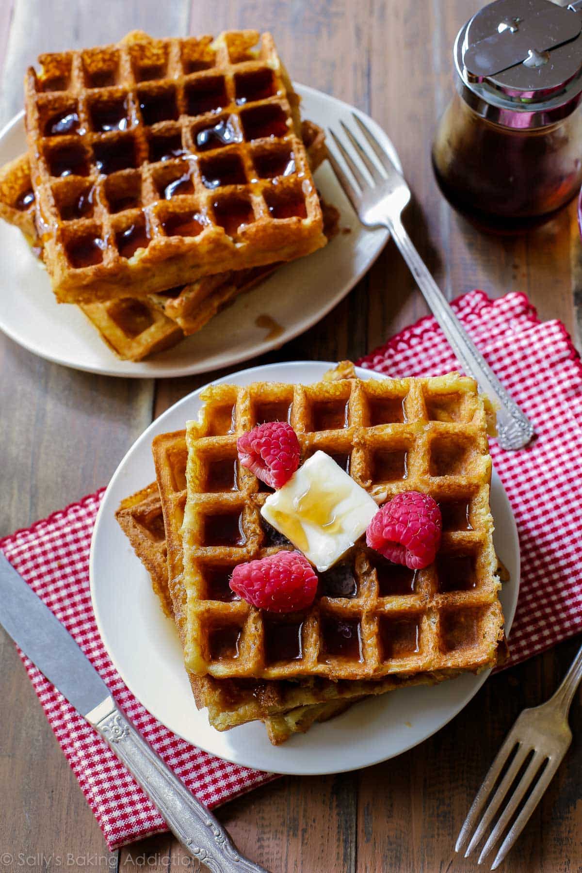 My Favorite Buttermilk Waffles Sallys Baking Addiction