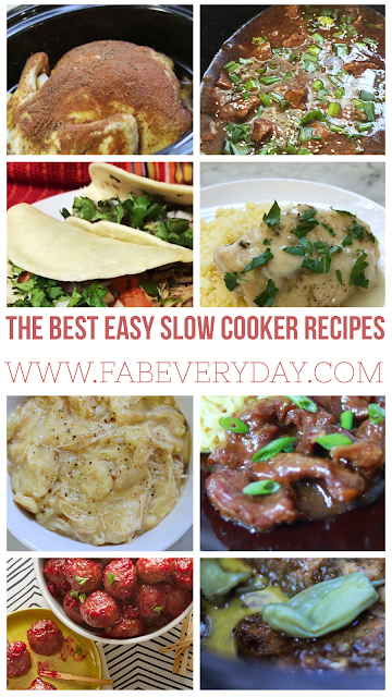 My Favorite Easy Slow Cooker Recipes Fab Everyday