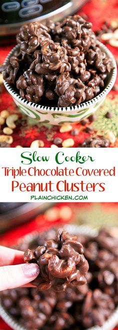 My Kind Of Cooking Slow Cooker Chocolate Covered Peanuts