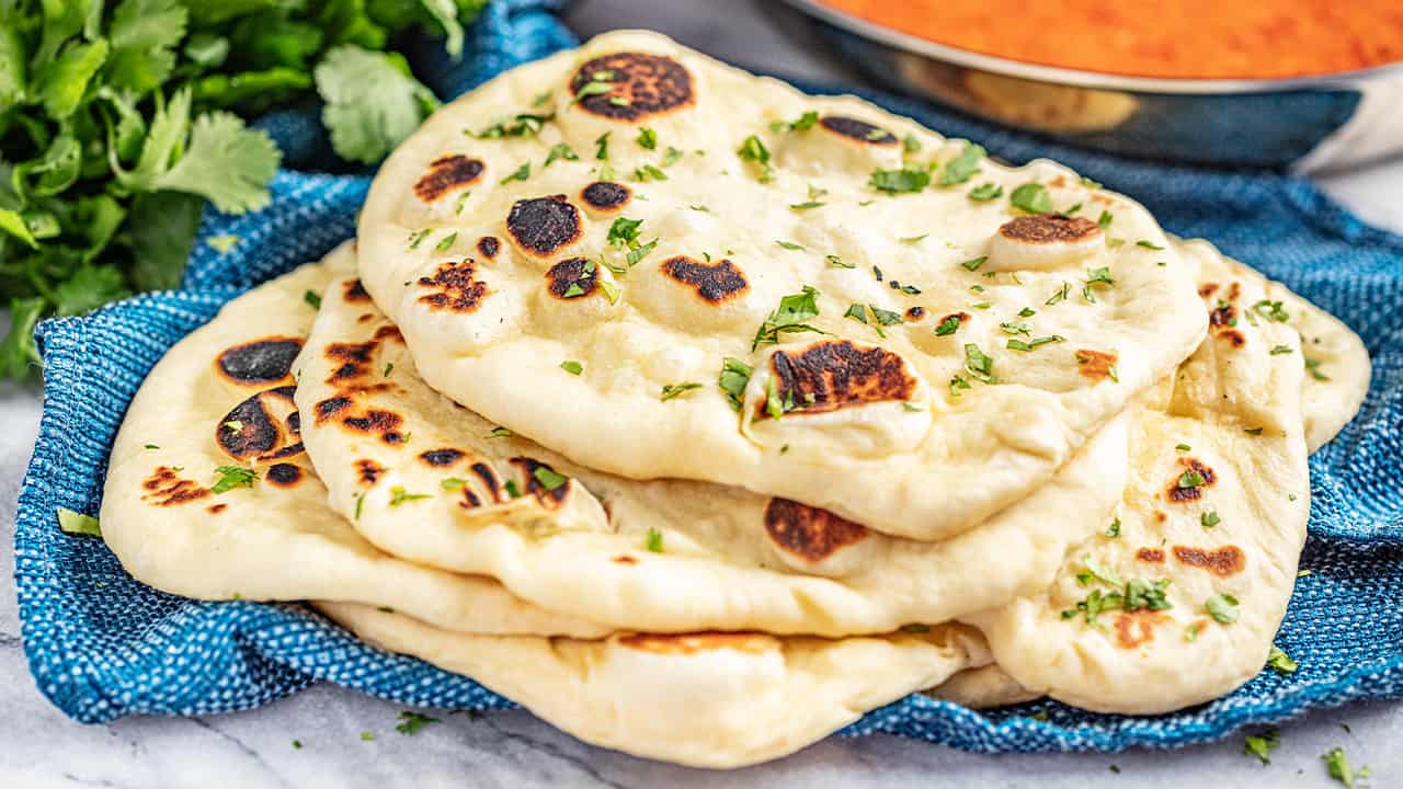 Naan Recipe Chewy Fluffy Recipetin Eats