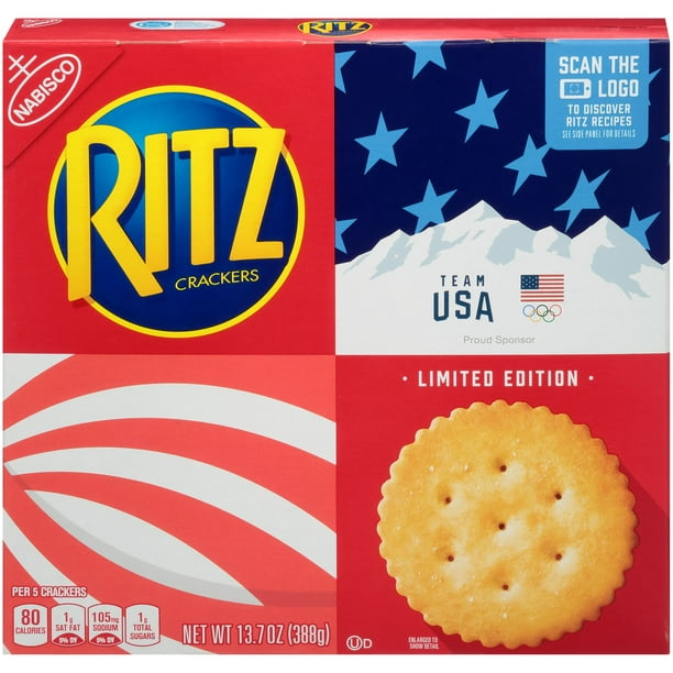 Nabisco Ritz Team Usa Original Crackers Limited Edition 13 7 Oz