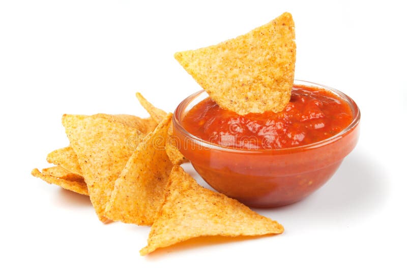 Nachos With Salsa And Baked Beans Recipe Corn Chips With Salsa Baked