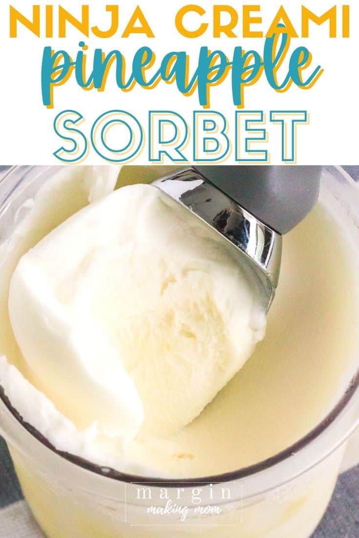 Ninja Creami Pineapple Sorbet Recipe Sorbet Recipes Pineapple Sorbet Recipe Pineapple Sorbet