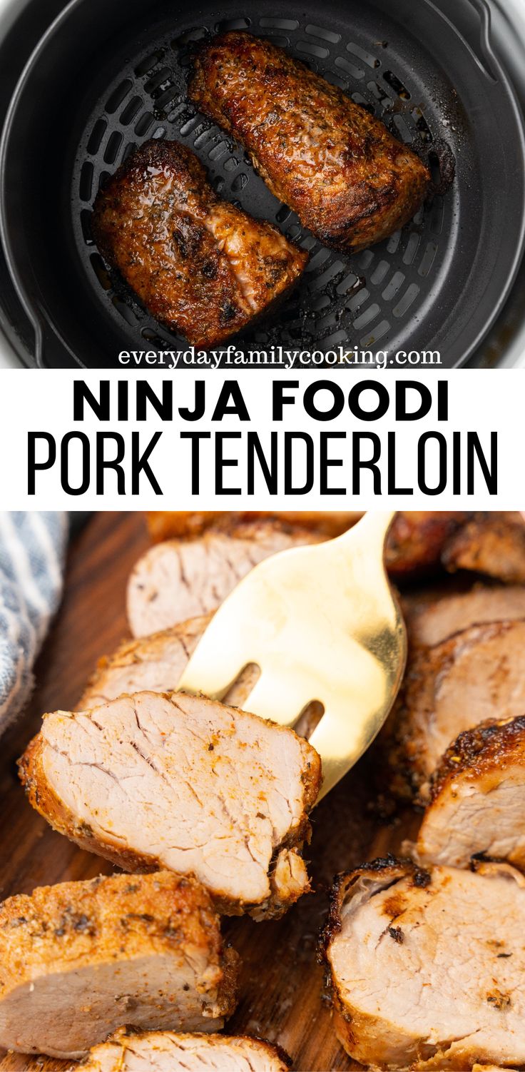 Ninja Foodi Pork Tenderloin Air Fryer Recipe Pork Tenderloin