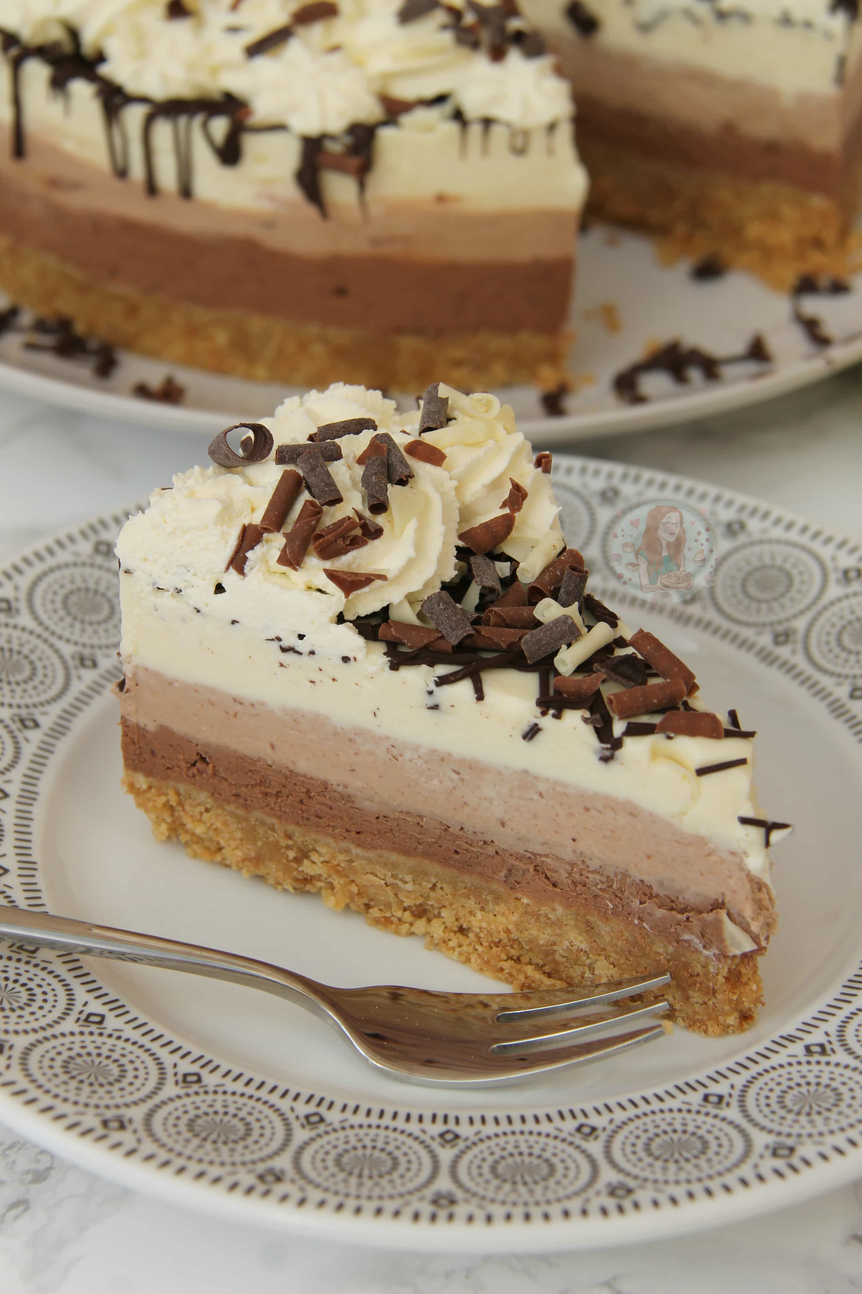 No Bake Triple Chocolate Cheesecake Jane S Patisserie