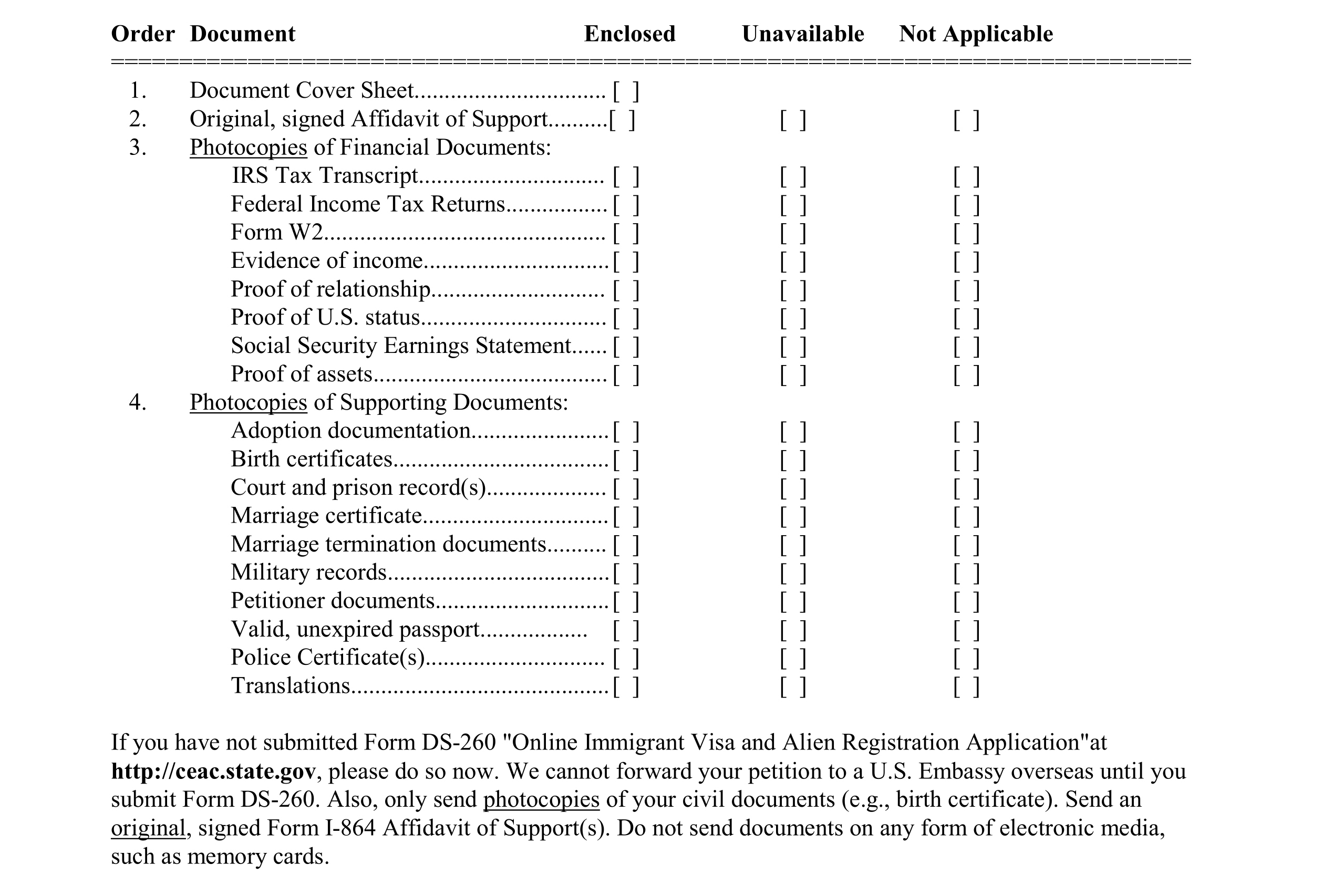 Noa1 Ir 1 Cr 1 Spouse Visa Process Procedures Visajourney