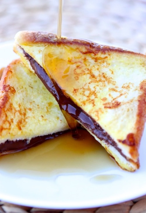 Nutella Stuffed French Toast Recipe Nutella French Toast Breakfast