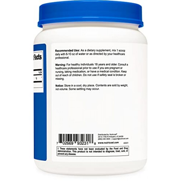 Nutricost L Glutamine Powder 1 Kg Pure L Glutamine 5000Mg Per