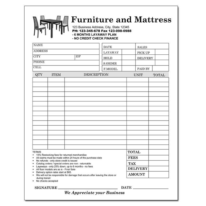 Office Equipment Amp Supplies 500 Custom 2 Part Forms Invoice Sales Receipt Estimate Quote