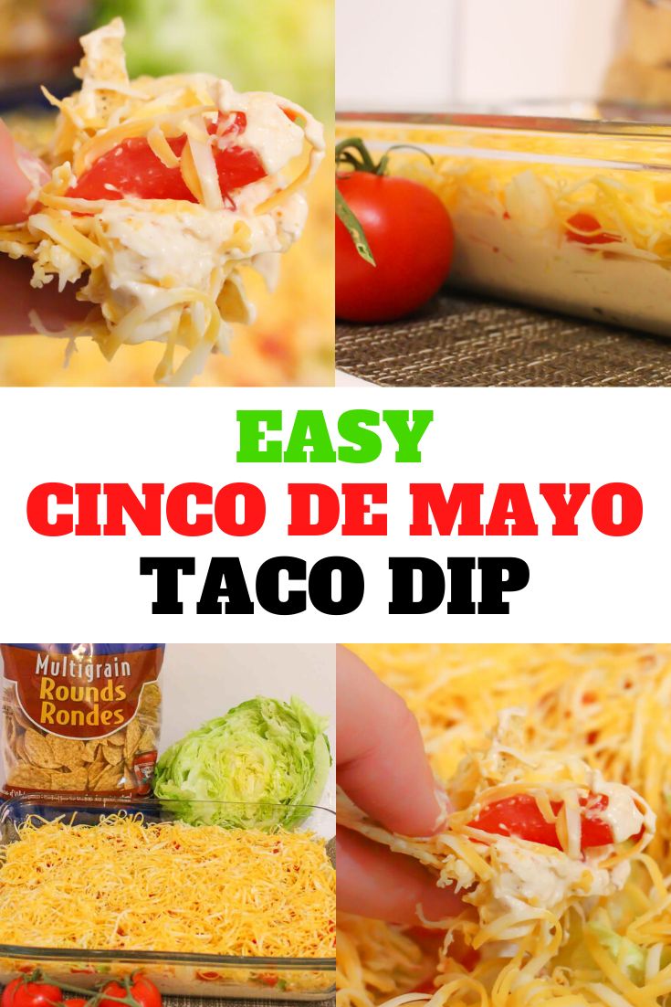 Oh So Easy Cold Taco Dip Recipe Only Six Ingredients