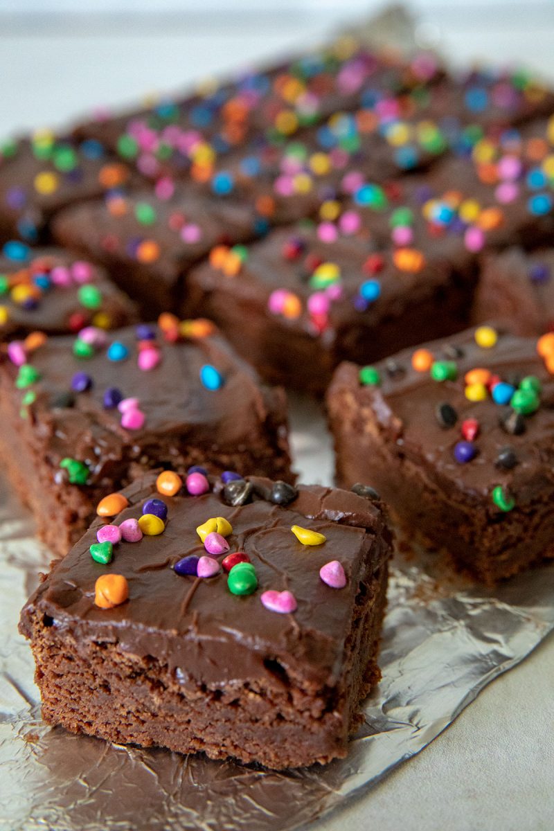 Old Fashioned Brownies With Frosting Barbara Bakes