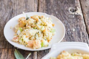 Old Fashioned Thanksgiving Dressing Stuffing Feast And Farm