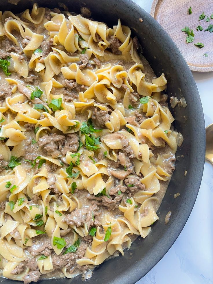 One Pot Beef Stroganoff An Easy One Pot Beef Stroganoff Recipe Made