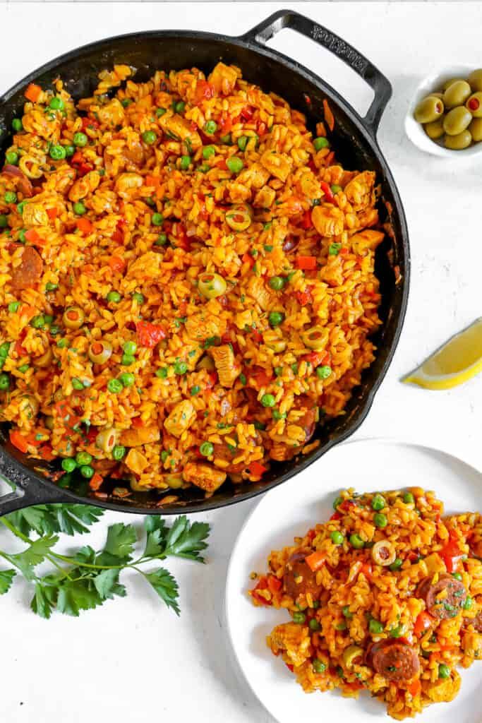 One Pot Spanish Chorizo Amp Quot Fried Amp Quot Rice The Cooking Collective