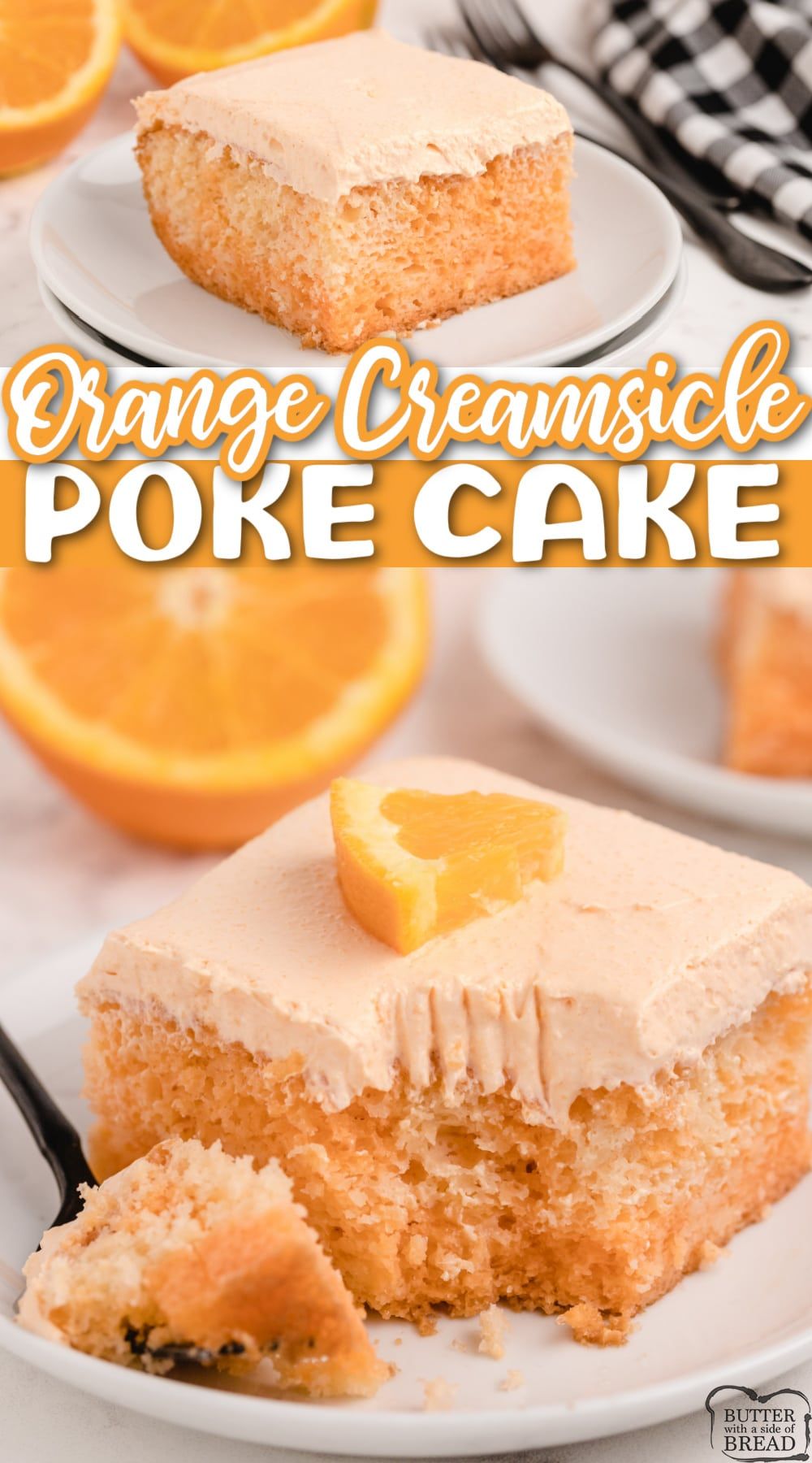 Orange Creamsicle Poke Cake 12 Tomatoes