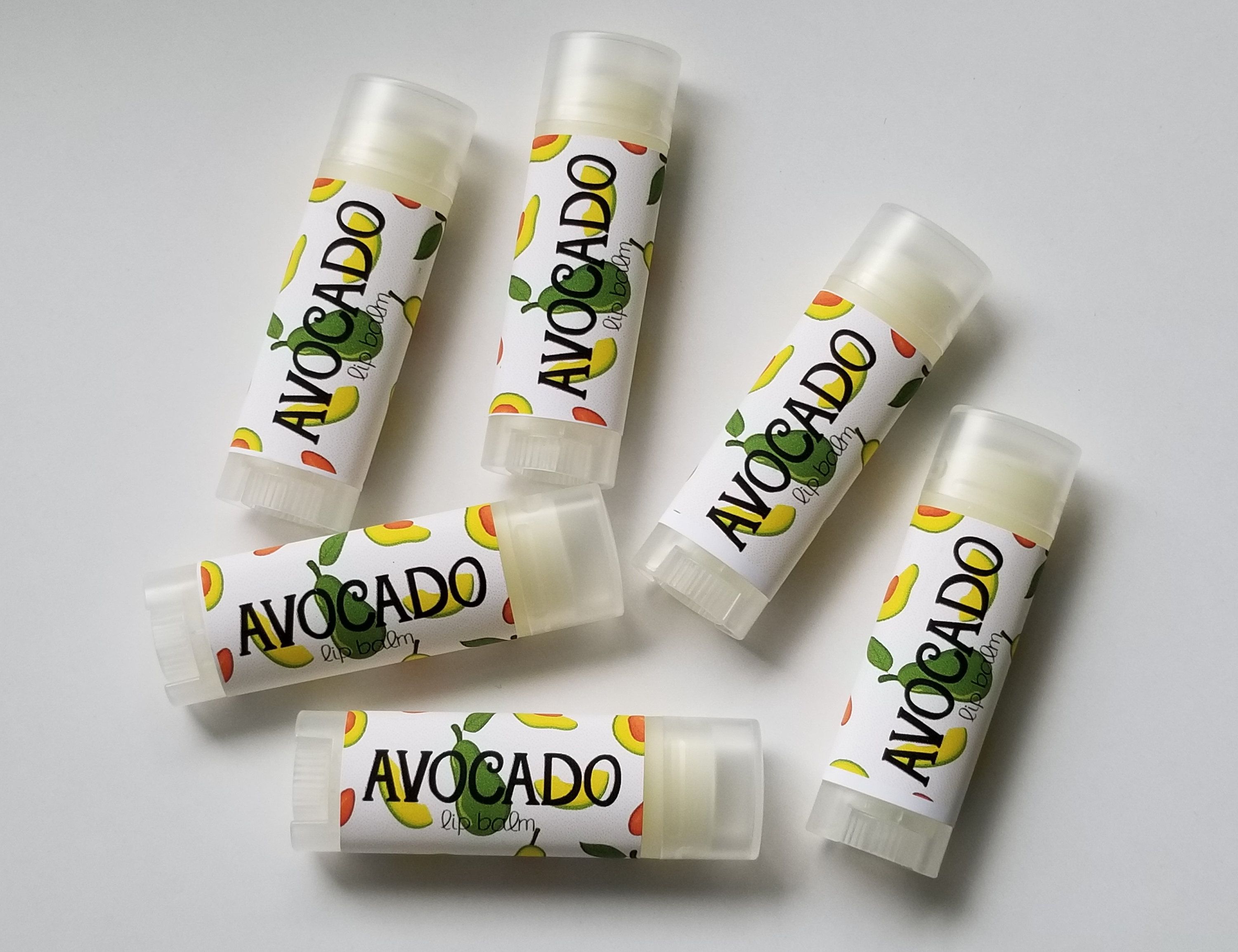 Organic Avocado Lip Balm Avocado Gifts Natural Beeswax Lip Etsy