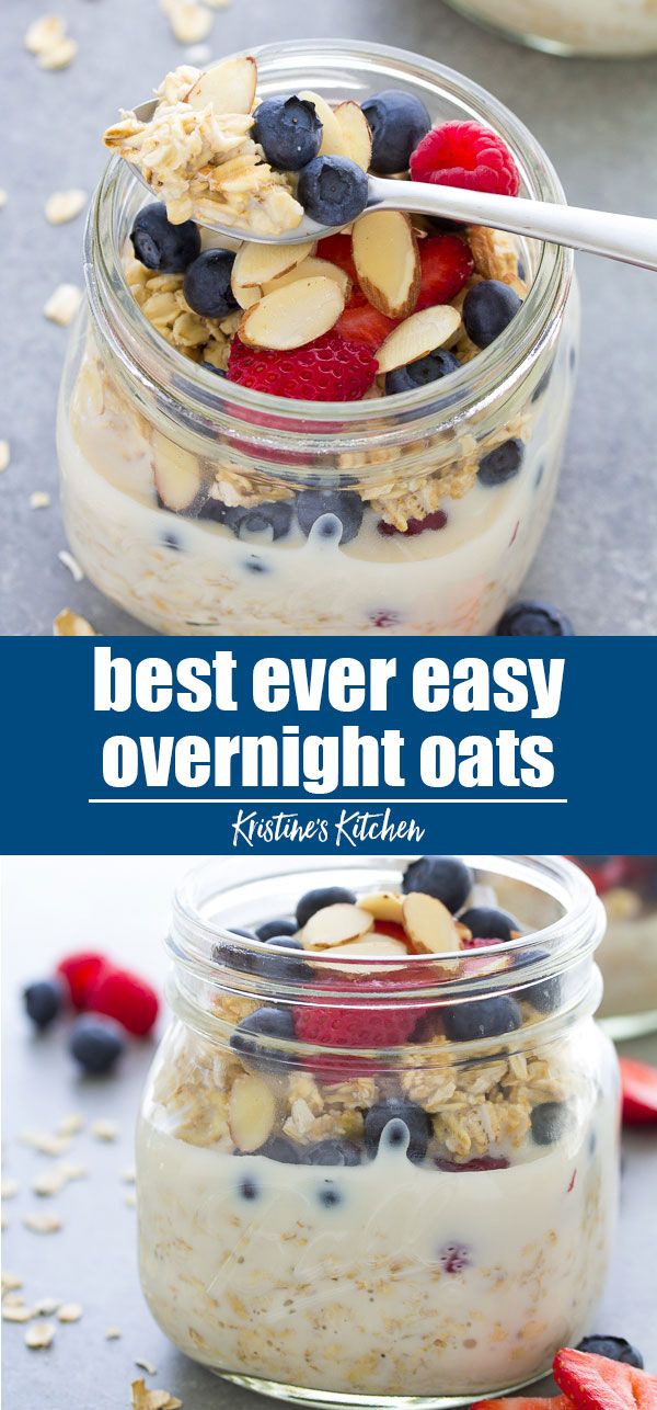 Our Favorite Easy Overnight Oats Recipe Kristine Amp 39 S Kitchen