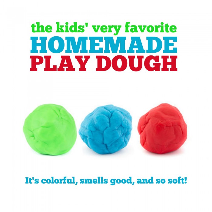 Our Favorite Play Dough Recipe Homemade Playdough Soft Playdough