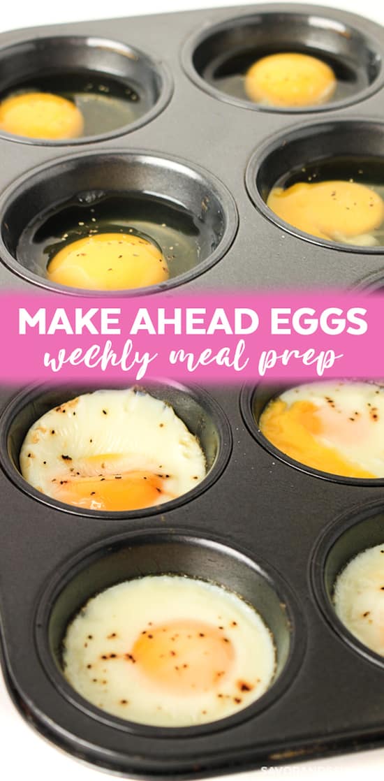 Oven Baked Eggs Perfect For Meal Prep