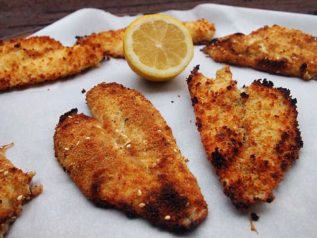 Oven Baked Fish With Herbed Breadcrumbs Eat This Not That Recipe