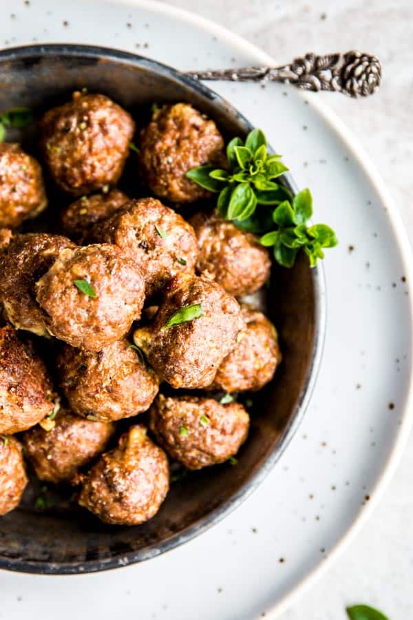 Oven Baked Meatballs Recipe Savory Nothings