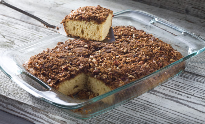 Overnight Cinnamon Pecan Coffee Cake Is A Longtime Family Favorite